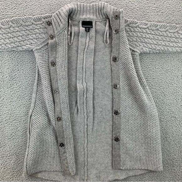 Cynthia Rowley Women's Cable Knit Button Up Cardigan Wool Alpaca Blend  Size: M - Picture 9 of 14
